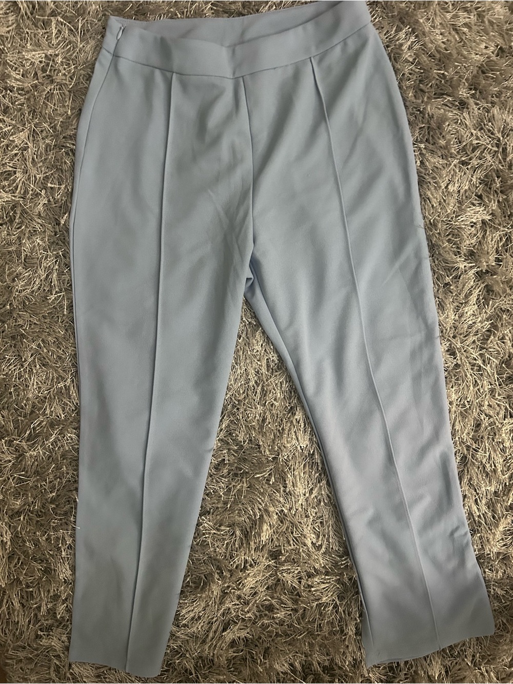 SHEIN Pale Blue Men's Tailored Dress Pants
